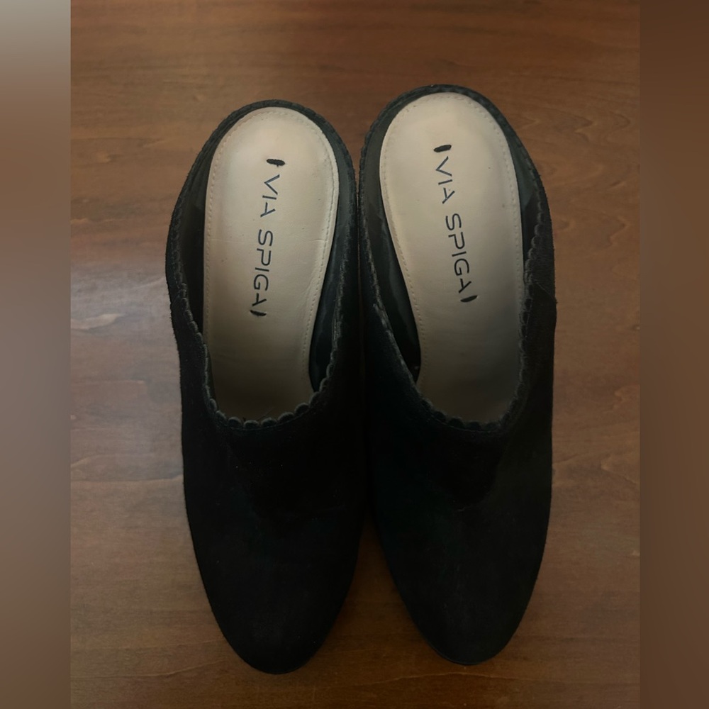 Via Spiga black suede mule size 7.5 - Picture 10 of 14
